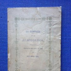 Libros antiguos: LA CAMPANA DE LA ALMUDAINA 1879 JUAN PALOU Y COLL CON DEDICATORIA AUTOGRAFA. Lote 186261156