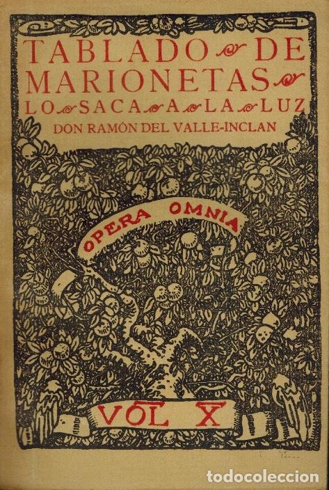 Libros antiguos: TABLADO DE MARIONETAS - Foto 1