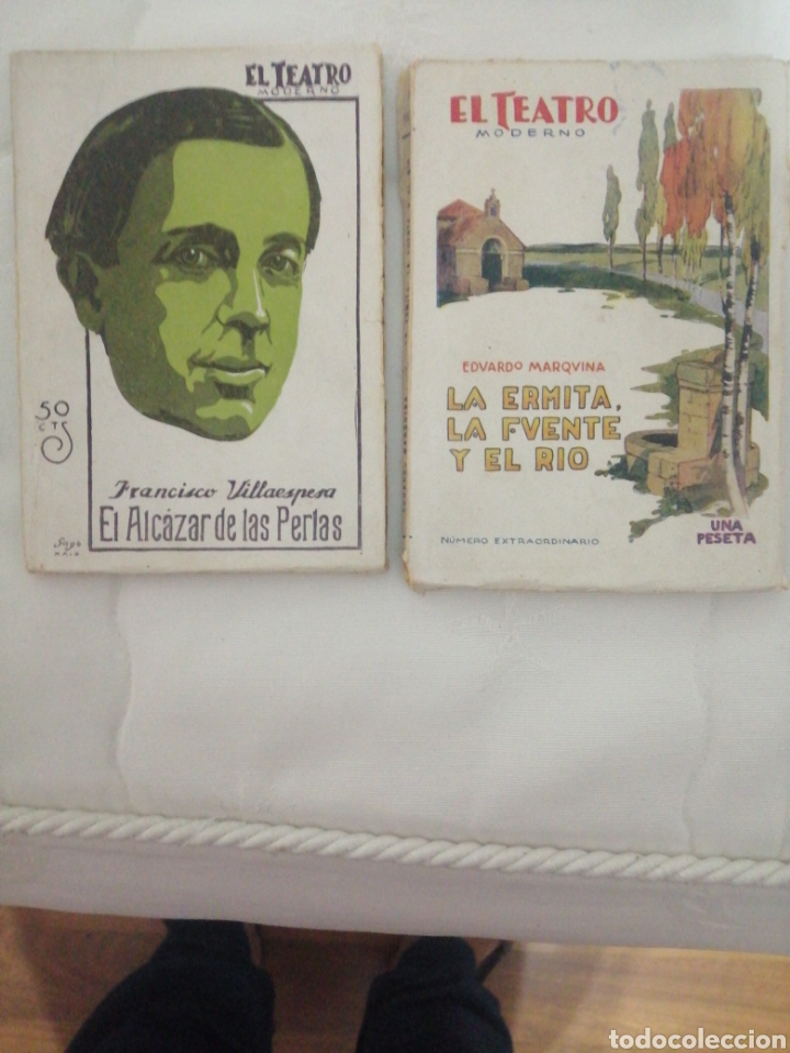 Livros antigos: El teatro moderno n 199 y 200. Marquina y Villaespesa. A&ntilde;o 1929