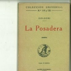 Libros antiguos: LA POSADERA. COMEDIA. GOLDONI
