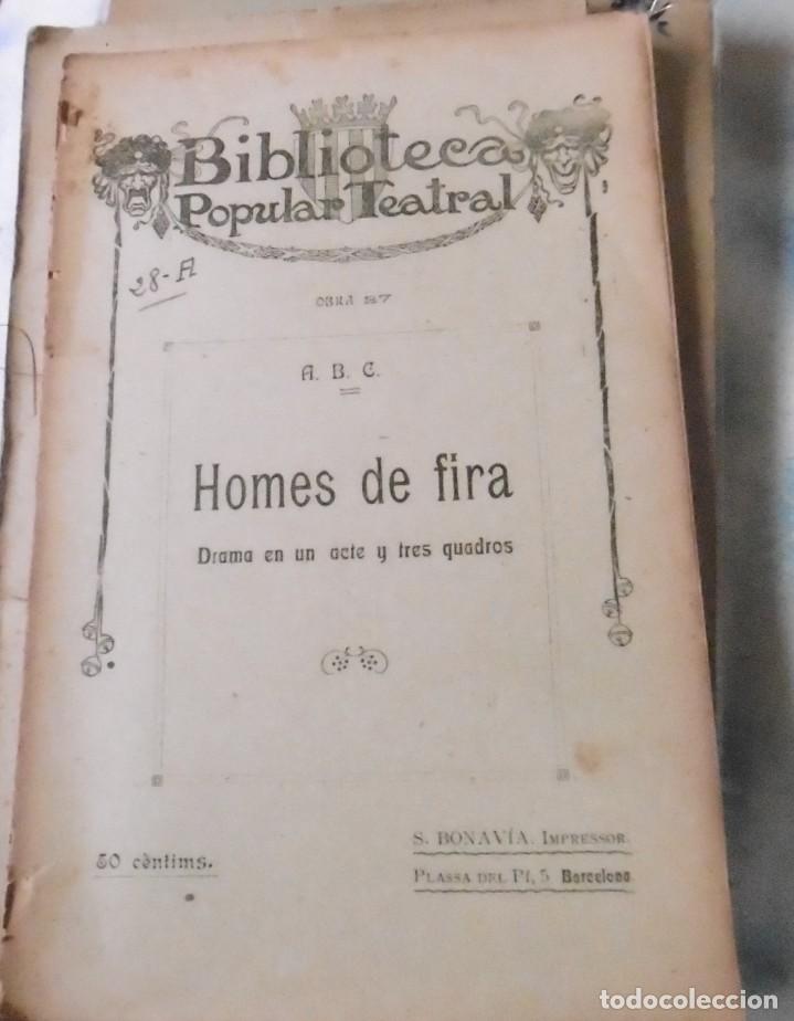 Livros antigos: ABC: Homes de fira drama en un acte y tres cuadros