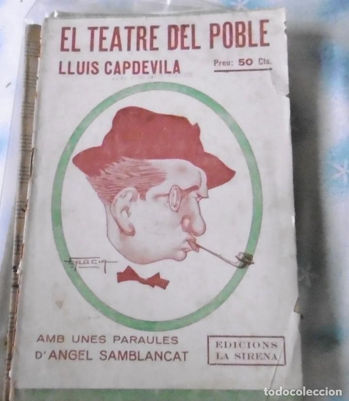 Livros antigos: CAPDEVILA, Llluis: El teatre del poble amb unes paraules d&rsquo;Angel Samblancat.