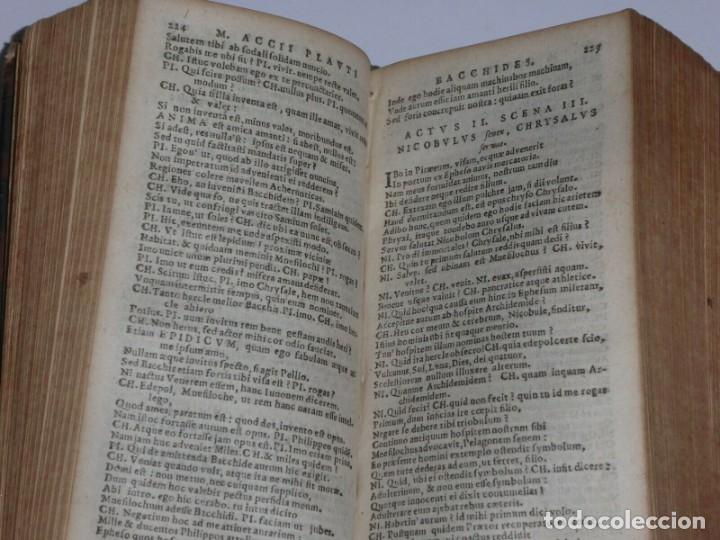Libros antiguos: PLAUTO. M. ACCI PLAUTI COMOEDIAE. AMSTERDAM, BLAEU. 1640 - Foto 6