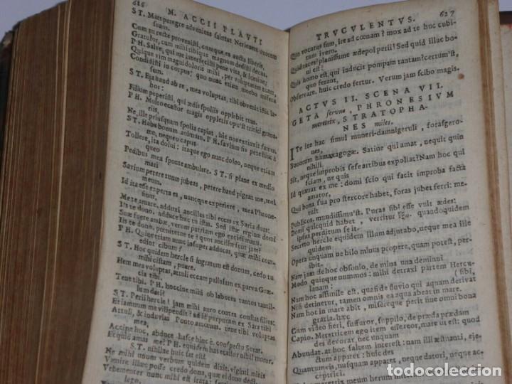 Libros antiguos: PLAUTO. M. ACCI PLAUTI COMOEDIAE. AMSTERDAM, BLAEU. 1640 - Foto 8