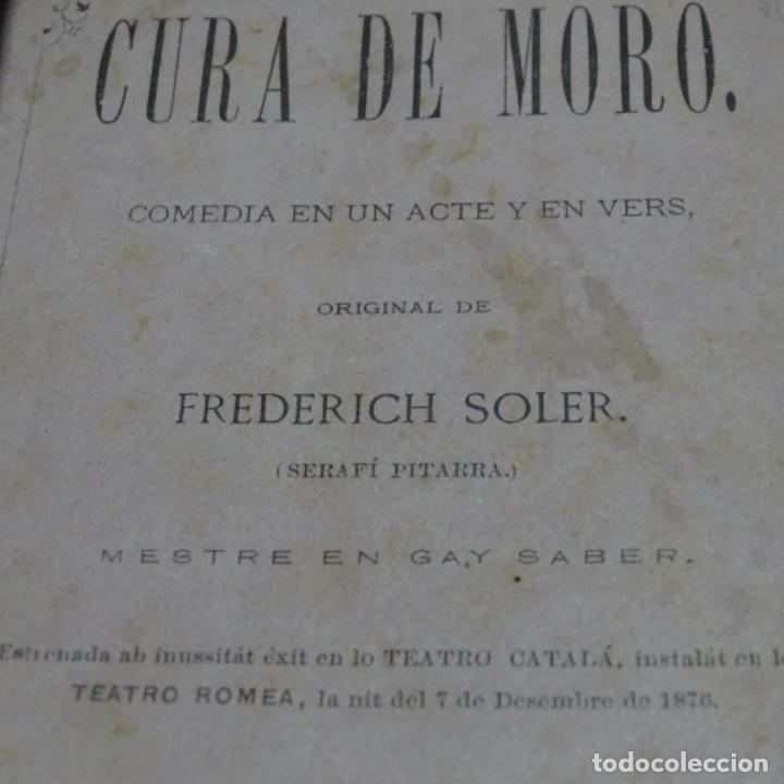 Libros antiguos: cura de moro.frederich soler.1876 - Foto 2