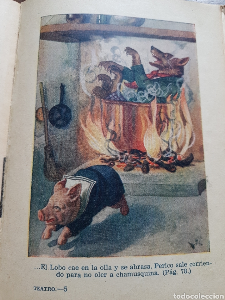 Libros antiguos: Antiguo libro el teatro de los animales - Foto 3