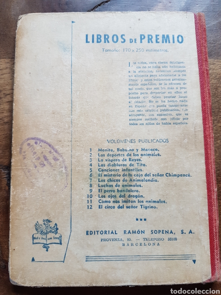 Libros antiguos: Antiguo libro el teatro de los animales - Foto 4