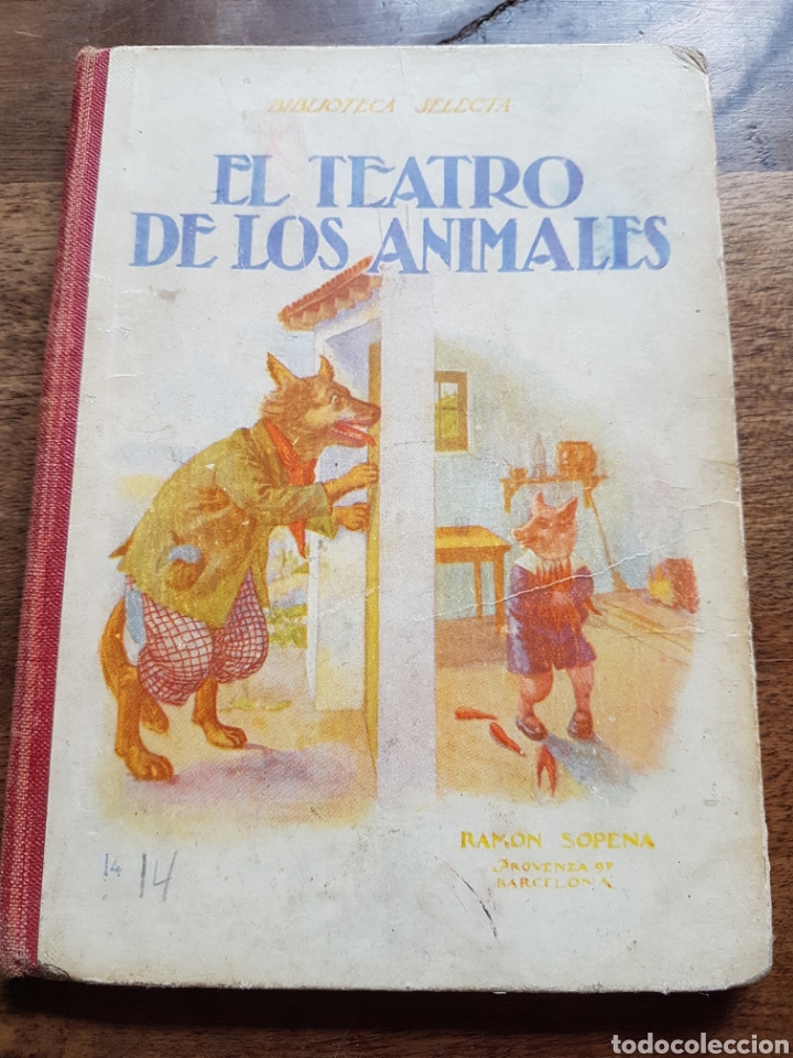Libros antiguos: Antiguo libro el teatro de los animales - Foto 1