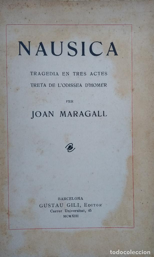 Old books: Joan Maragall: Nausica. A&ntilde;o 1913