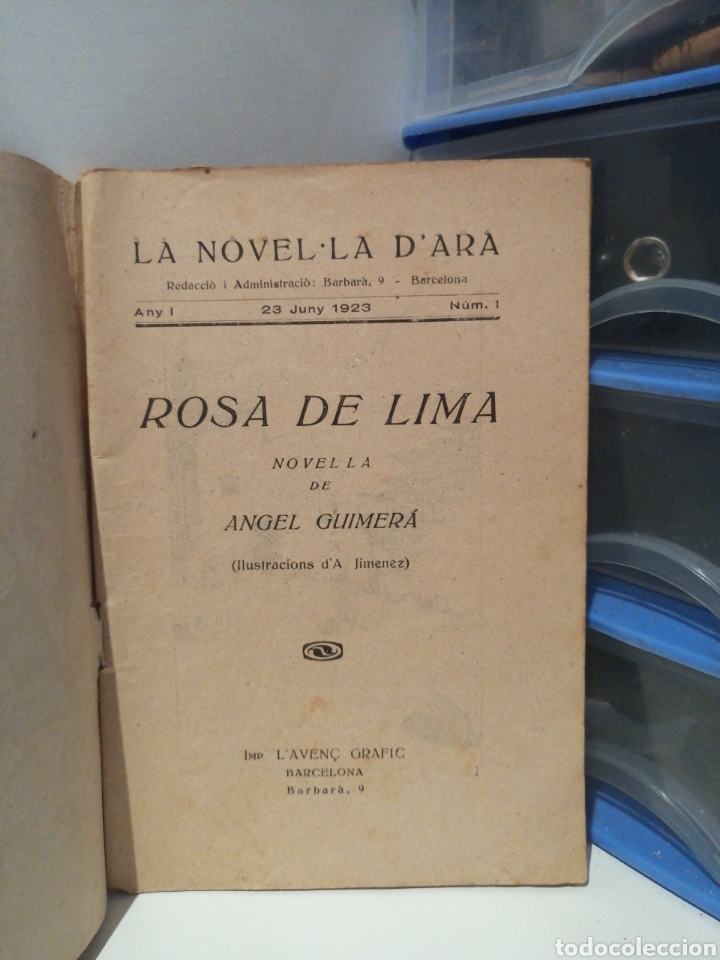 Libros antiguos: ROSA DE LIMA La Novel.la d, Ara. A&ntilde;o 1923 - Foto 2