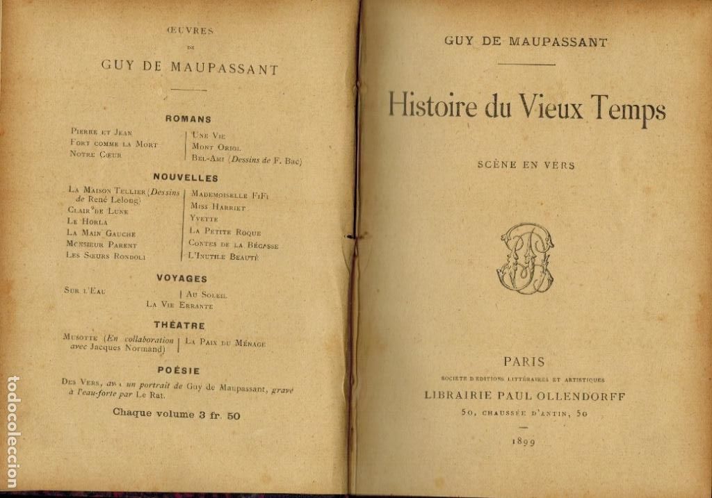 Libros antiguos: HISTOIRE DU VIEUX TEMPS - Foto 1