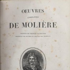 Libros antiguos: MOLIÈRE. OEUVRES COMPLÈTES DE MOLIÈRE. PARÍS, 1826. TEXTO EN FRANCÉS. PRECIOSO EJEMPLAR.