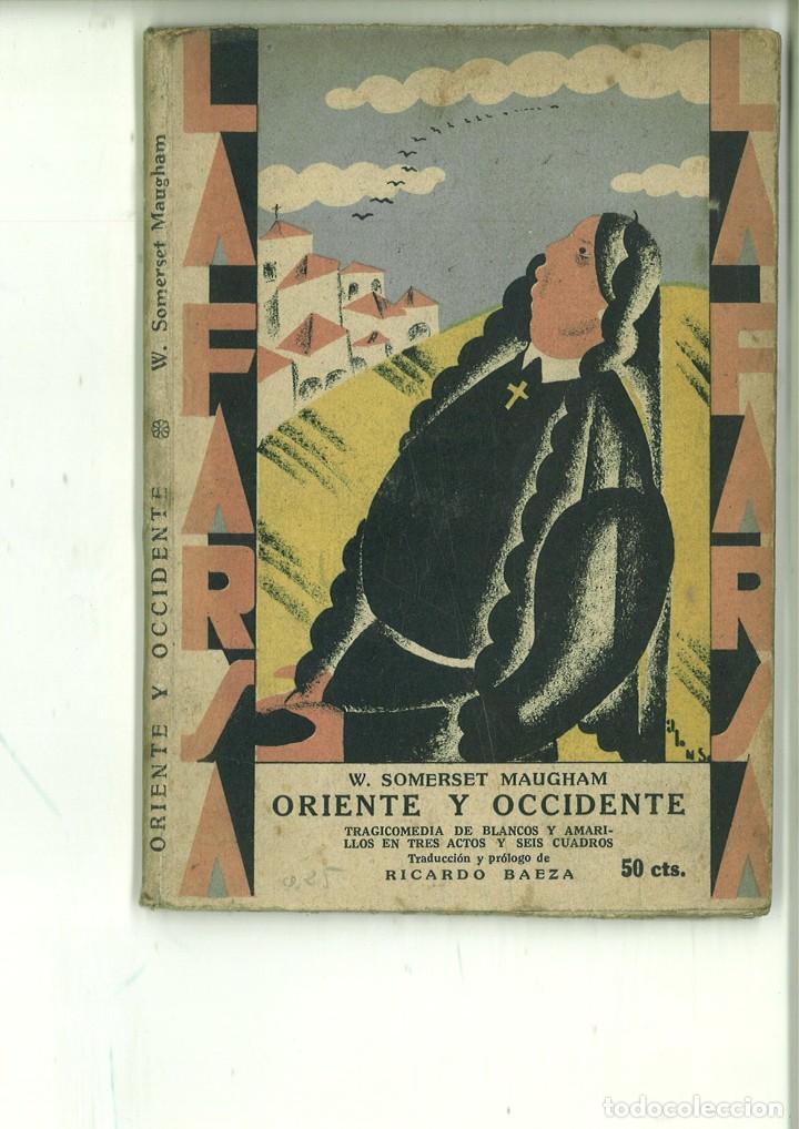 Libros antiguos: ORIENTE Y OCCIDENTE. W. Somerset Maughan - Foto 1