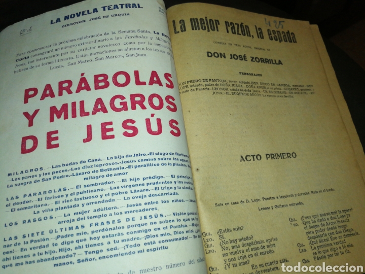 Libros antiguos: A&Ntilde;O 1920,LA NOVELA TEATRAL. - Foto 3