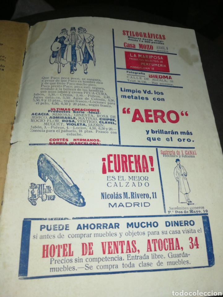 Libros antiguos: A&Ntilde;O 1920,LA NOVELA TEATRAL. - Foto 5