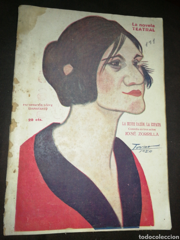 Libros antiguos: A&Ntilde;O 1920,LA NOVELA TEATRAL. - Foto 1