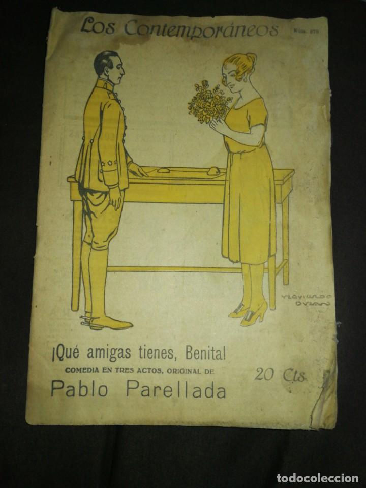 Libros antiguos: A&Ntilde;O 1921 ,NOVELA CORTA TEATRO, COLECCI&Oacute;N LOS CONTEMPOR&Aacute;NEOS,, QUE AMIGAS TIENES BENITA, N&deg;670