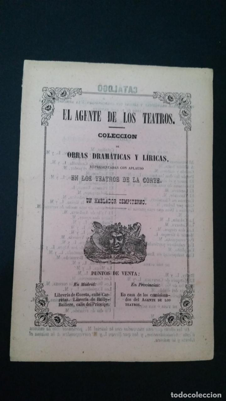 Old books: 1859 - ventura de la vega - un hablador sempiterno
