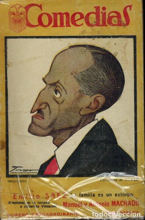 Livres anciens: LA FAMILIA ES UN ESTORBO & DESDICHAS DE LA FORTUNA O JULIANILLO VALC&Aacute;RCEL