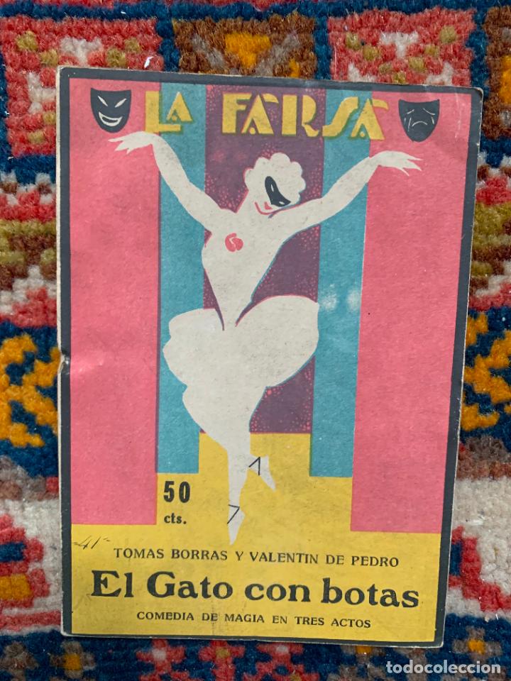 Libri antichi: el gato con botas tomas borras la farsa n&ordm; 18 madrid 1928 muy buen estado