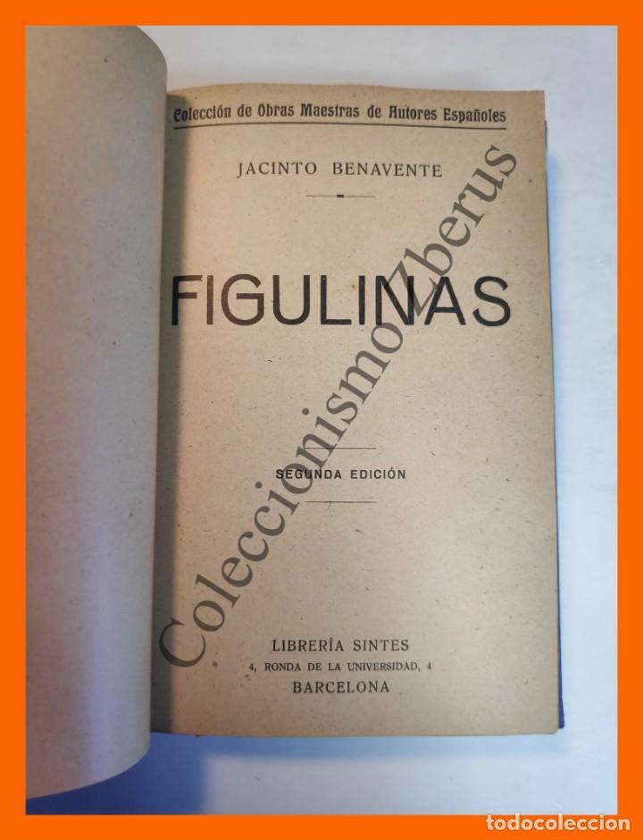 Libros antiguos: Figulinas - Jacinto Benavente - Foto 3