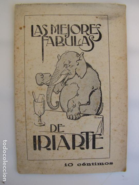 Livros antigos: 13.- Las Me4jores f&aacute;bulas de Iriarte