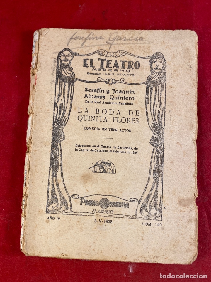 Libros antiguos: El teatro moderno - Foto 1