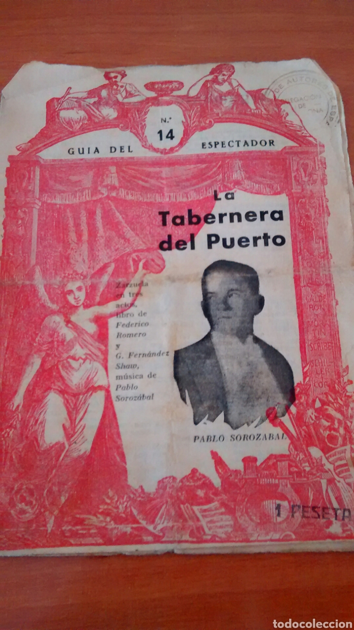 Libros antiguos: GUIA DEL ESPECTADOR-LA TABERNERA DE FEDERICO ROMERO Y G. FERNANDEZ SHAW