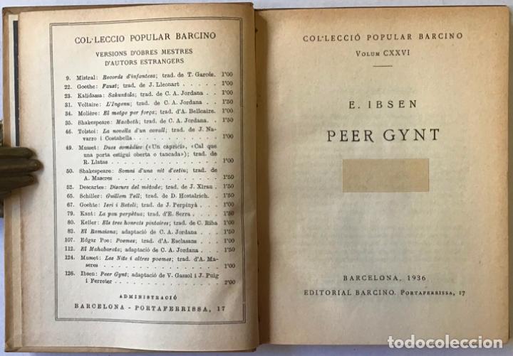 Libros antiguos: PEER GYNT. - IBSEN, E. - Foto 2