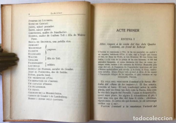 Libros antiguos: GUILLEM TELL. - SCHILLER. - Foto 3