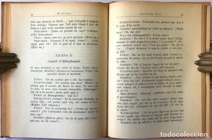 Libros antiguos: GUILLEM TELL. - SCHILLER. - Foto 5