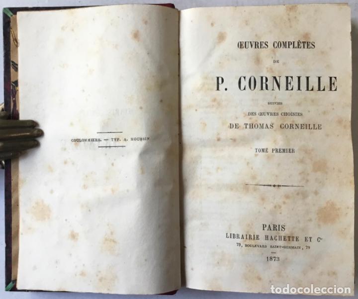 Libros antiguos: OEUVRES COMPL&Egrave;TES DE ... - CORNEILLE, P. - Foto 2