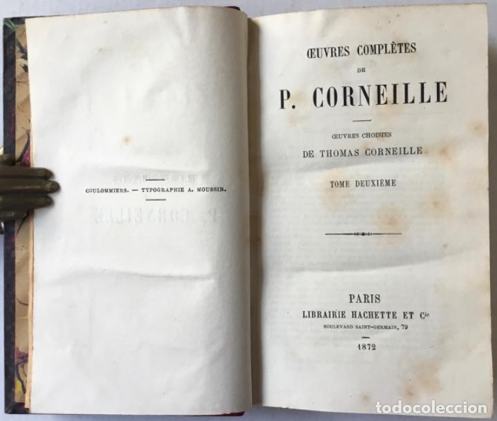 Libros antiguos: OEUVRES COMPL&Egrave;TES DE ... - CORNEILLE, P. - Foto 5