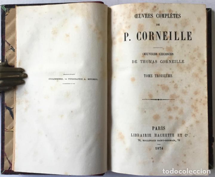 Libros antiguos: OEUVRES COMPL&Egrave;TES DE ... - CORNEILLE, P. - Foto 8