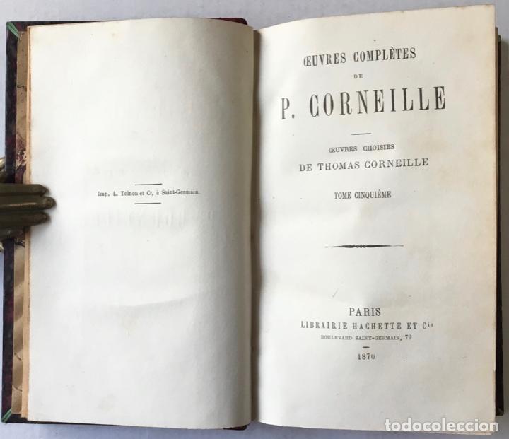 Libros antiguos: OEUVRES COMPL&Egrave;TES DE ... - CORNEILLE, P. - Foto 14