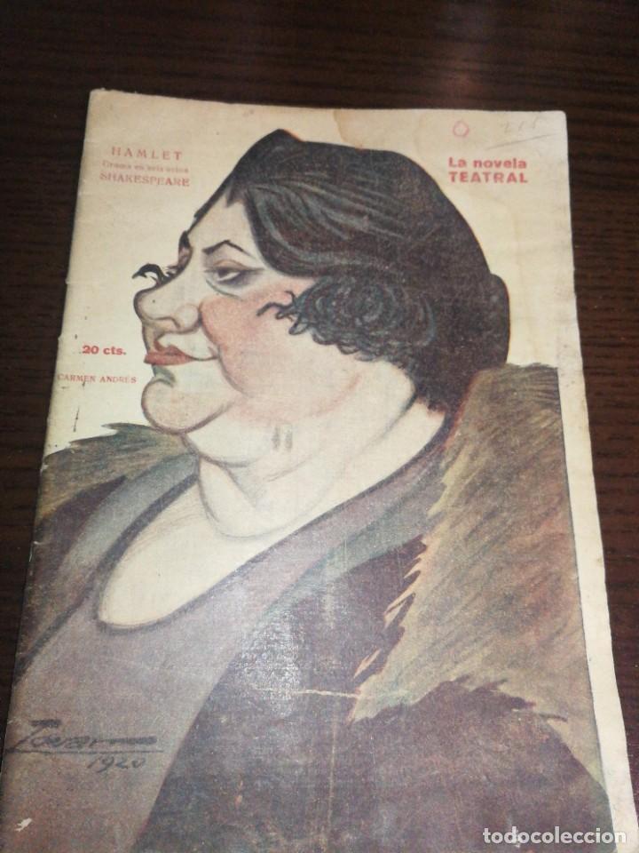 Livres anciens: (1921),LA NOVELA TEATRAL , DRAMA, HAMLET. .