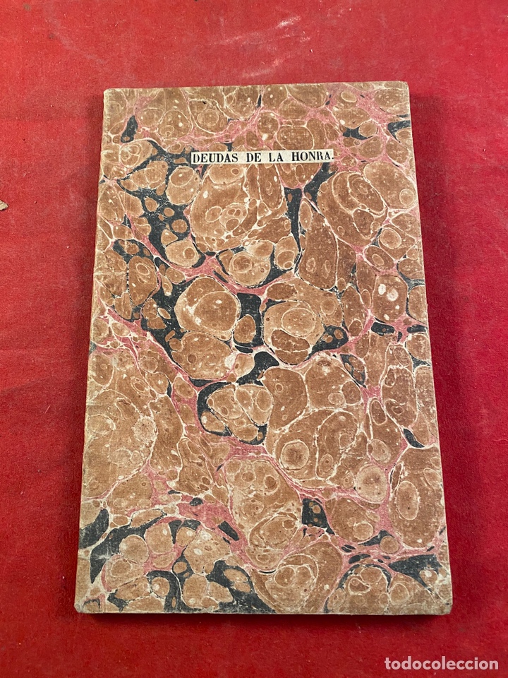 Libros antiguos: Deudas de la Honra 1874 - Foto 1