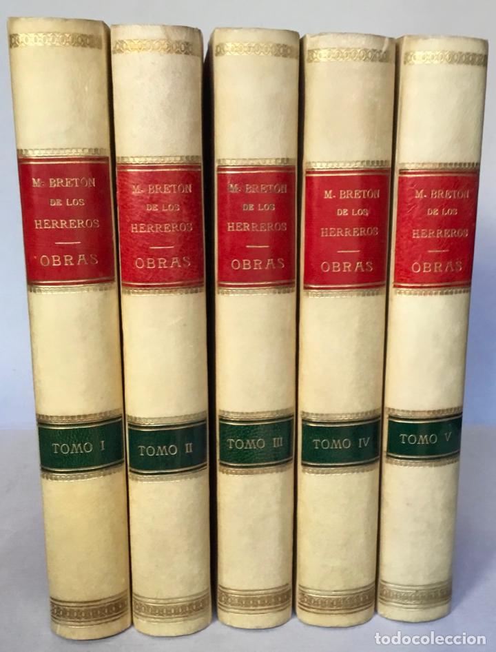 Libros antiguos: OBRAS DE... - BRETON DE LOS HERREROS, Manuel. - Foto 1