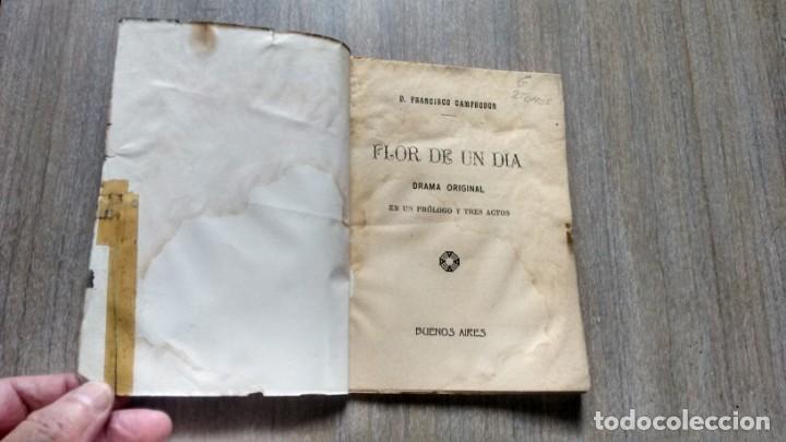 Libros antiguos: FRANCISCO CAMPRODON - FLOR DE UN DIA - Foto 2