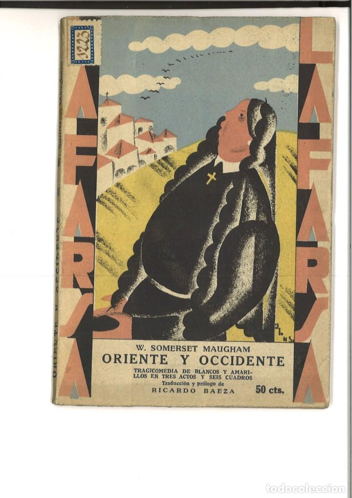 Libros antiguos: ORIENTE Y OCCIDENTE. W. Somerset Maugham - Foto 1