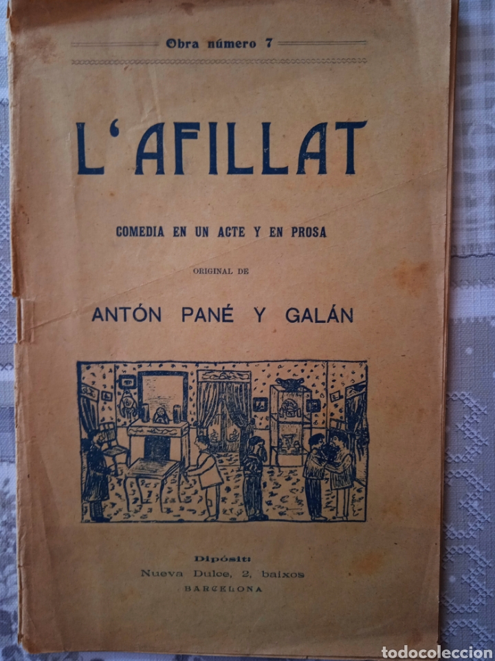 Libros antiguos: Ant&oacute;n Pan&eacute; y Gal&aacute;n, LAfillat - Foto 1
