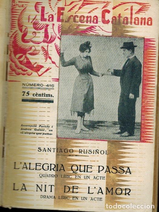 Libros antiguos: L&acute;ALEGRIA QUE PASSA & LA NIT DE L&acute; AMOR - Foto 1