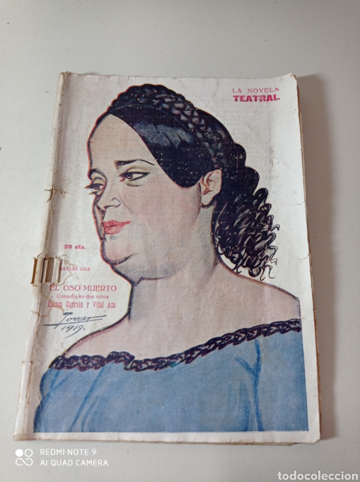 Old books: Novela teatral, el oso muerto.