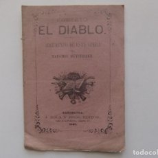Libros antiguos: LIBRERIA GHOTICA. ROBERTO EL DIABLO. OPERA DEL MAESTRO MEYERBEER. BARCELONA 1867.. Lote 258184700