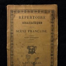 Libros antiguos: LE LOUP-GAROU, OPÉRA-COMIQUE EN UN ACTE PAR MM. SCRIBE ET MAZÉRES. BRUXELLES. 1827.. Lote 260268565