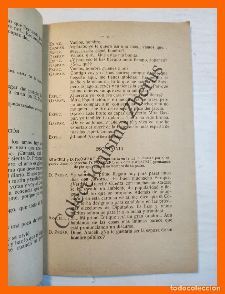 Libros antiguos: Araceli .- comedia dramatica en dos actos y en prosa - Agustin Fernandez Vargas - Foto 2