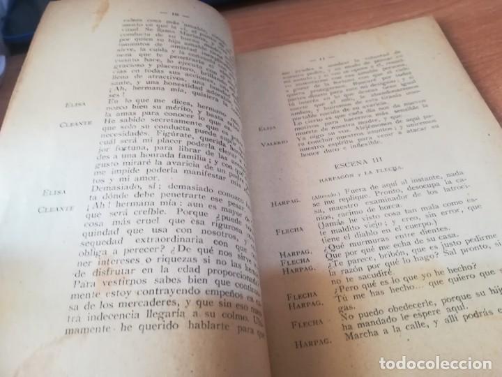 Libros antiguos: El Avaro. Comedia en cinco actos y en prosa - Moliere - 1916 - Foto 6