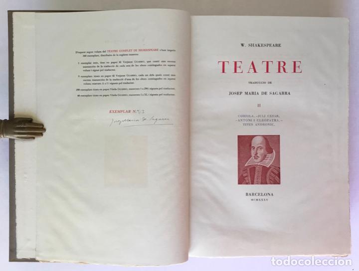 Libros antiguos: TEATRE. - SHAKESPEARE, William. - Foto 5