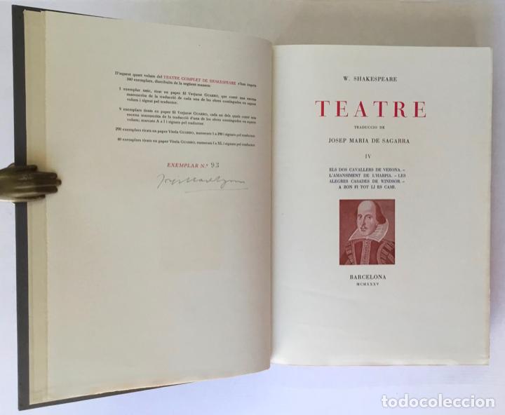 Libros antiguos: TEATRE. - SHAKESPEARE, William. - Foto 10