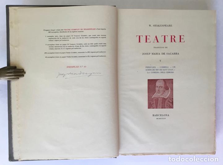 Libros antiguos: TEATRE. - SHAKESPEARE, William. - Foto 12